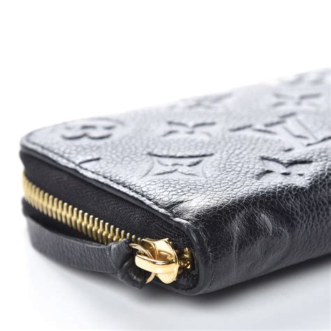 louis vuitton clemence wallet replica|louis vuitton black zipper wallet.